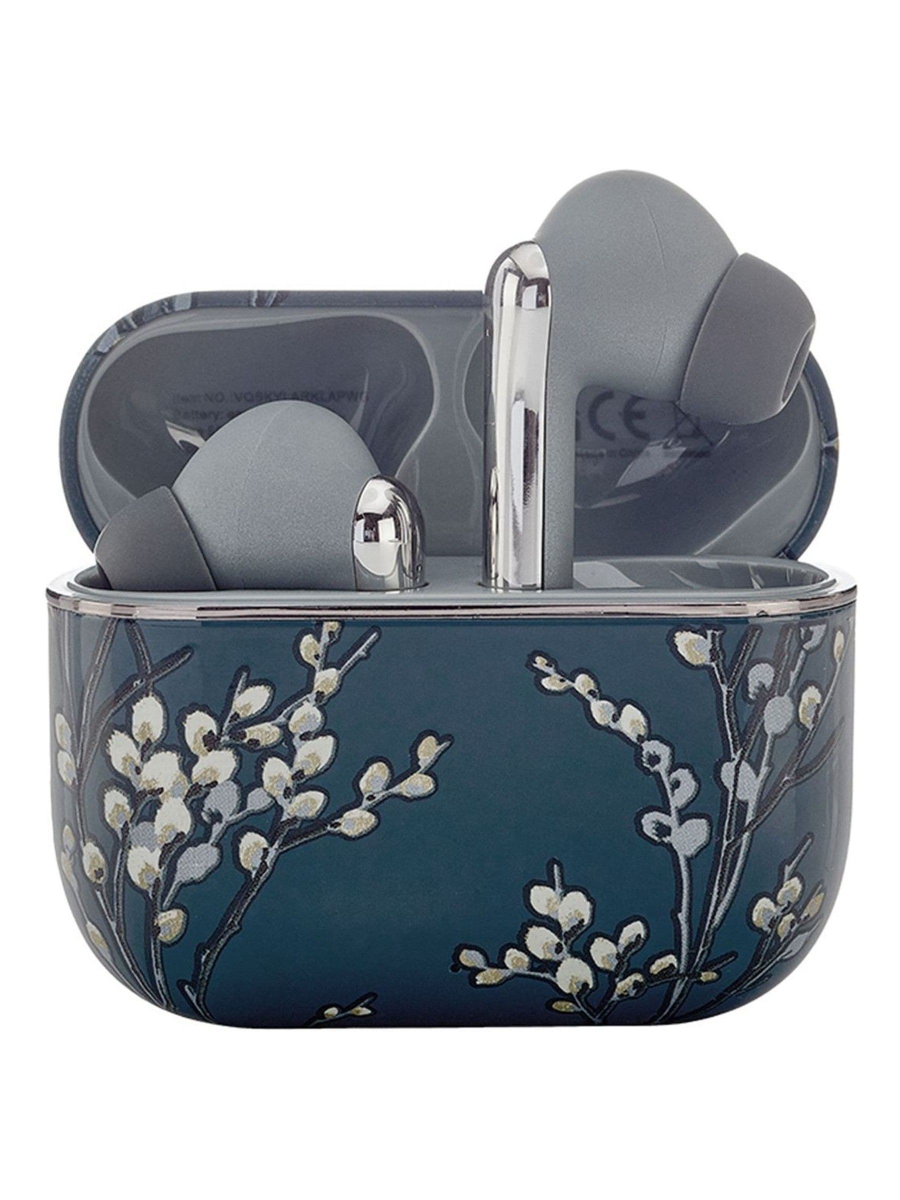 Laura Ashley wireless earbuds Skylark Pussy Willow Grey (British brand)