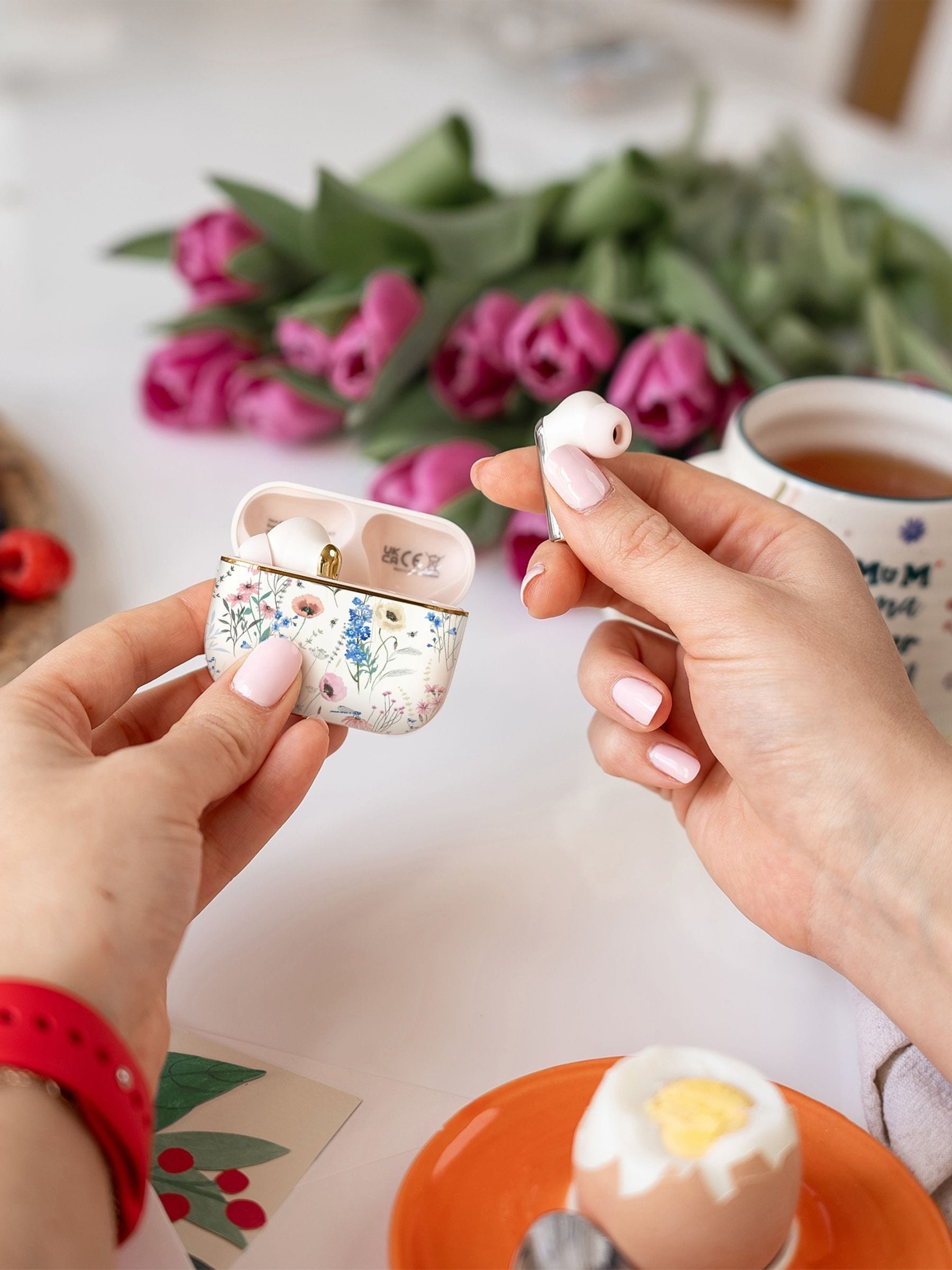 Laura Ashley Alford Meadow wireless earbuds (British brand)
