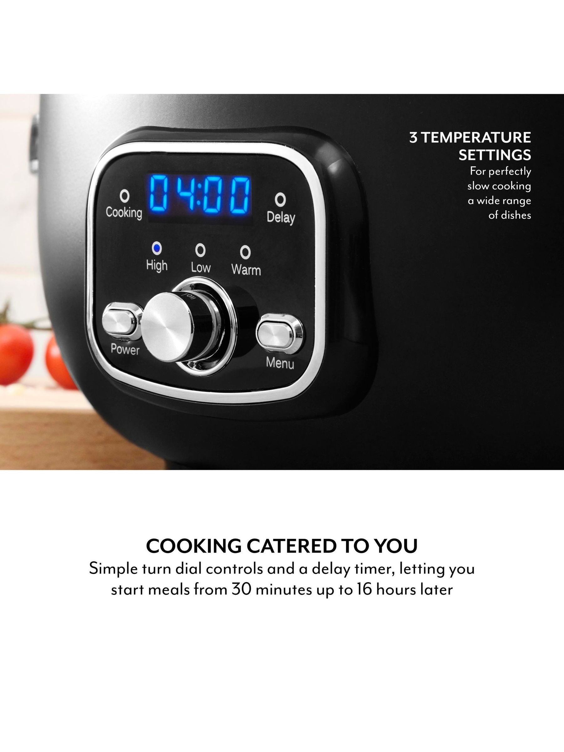 Sur La Table digital slow cooker 3.5 litre, imported from the UK