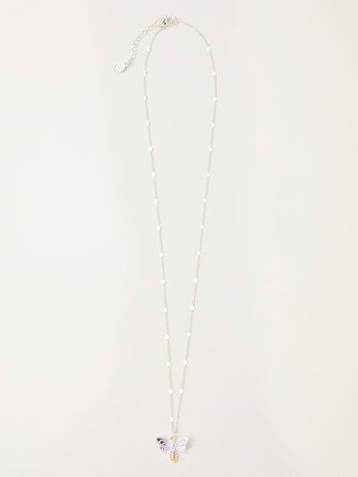 Next FatFace Silver Tone Bee Necklace- Buy online at McGrocer