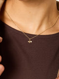 FatFace gold tone bee necklace 22cm (British brand)