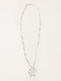 FatFace silver tone bee charm necklace 23cm, UK version
