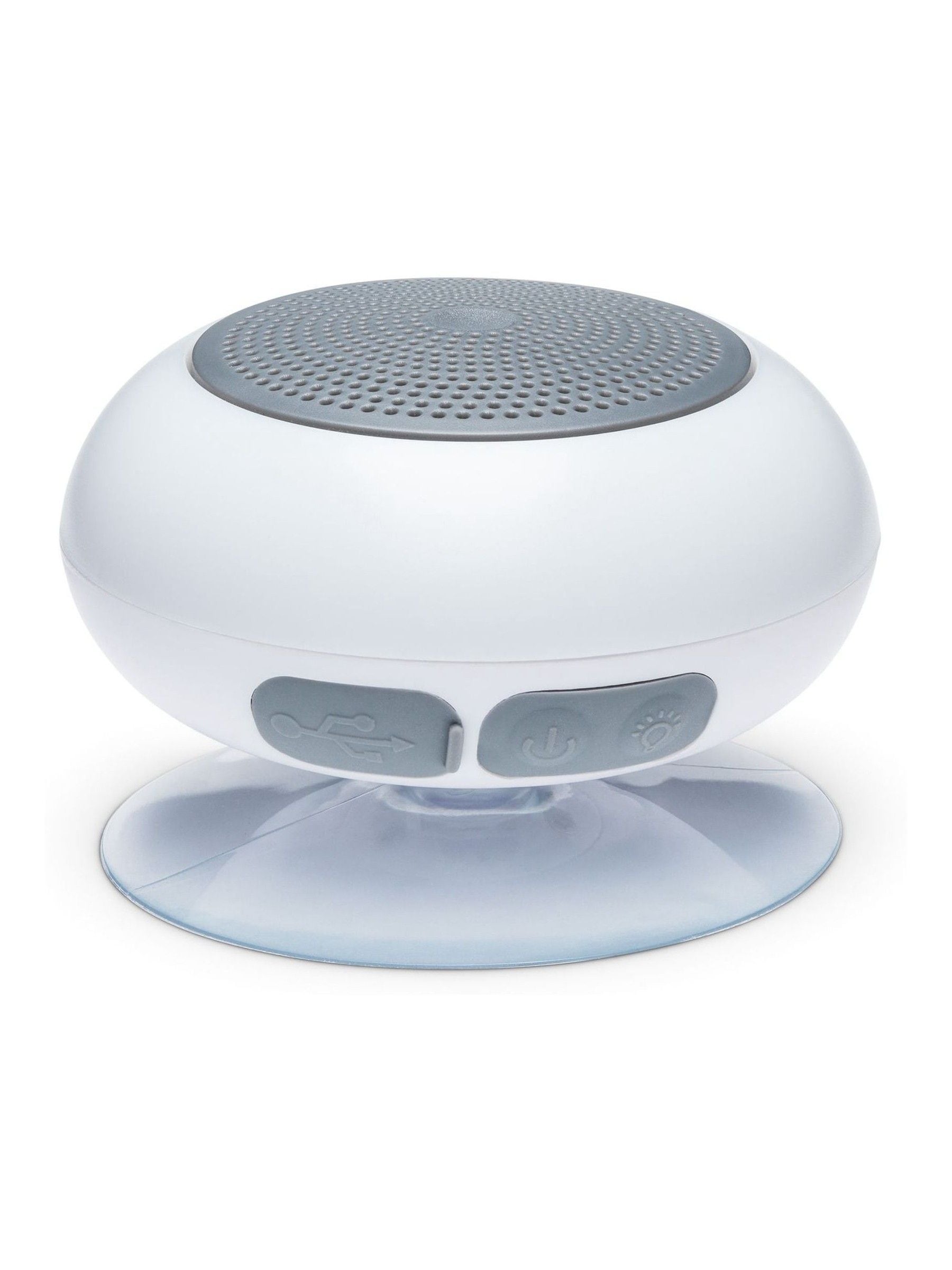 MenKind light up shower speaker with Bluetooth and suction cup, imported from the UK