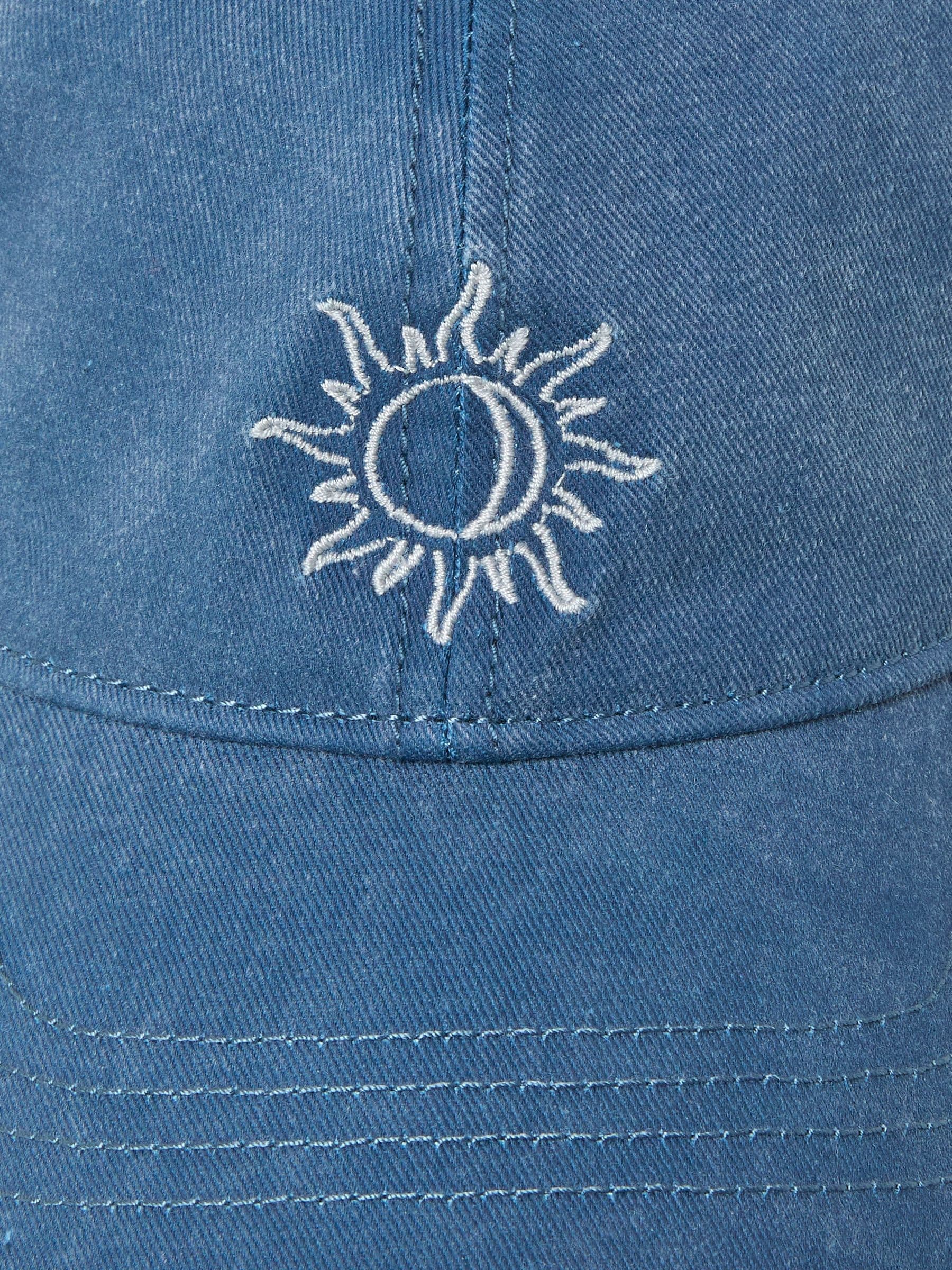 FatFace blue embroidered sun cap, UK version