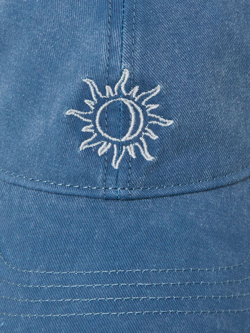 FatFace blue embroidered sun cap, UK version