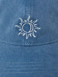 FatFace blue embroidered sun cap, UK version