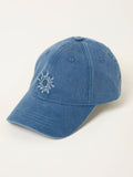 FatFace blue embroidered sun cap, UK version