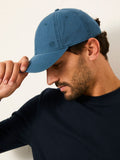 FatFace blue herringbone baseball cap (British brand)