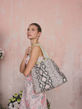 Cath Kidston Marylebone snake print shopper bag, imported from the UK