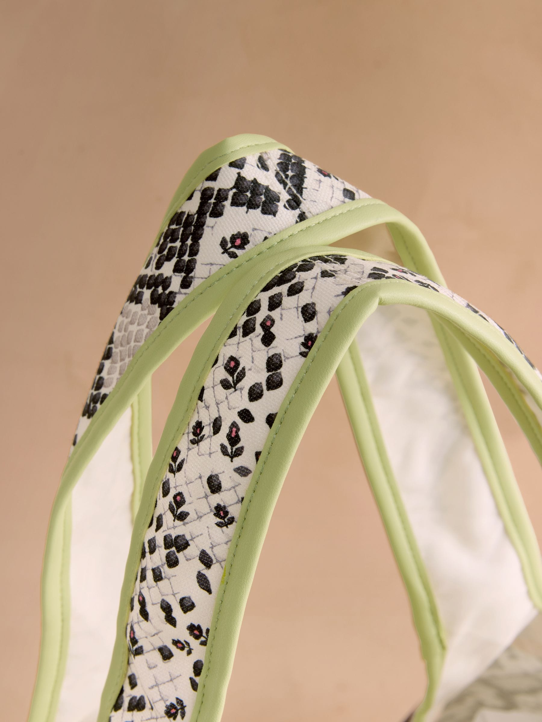 Cath Kidston Marylebone snake print shopper bag, imported from the UK