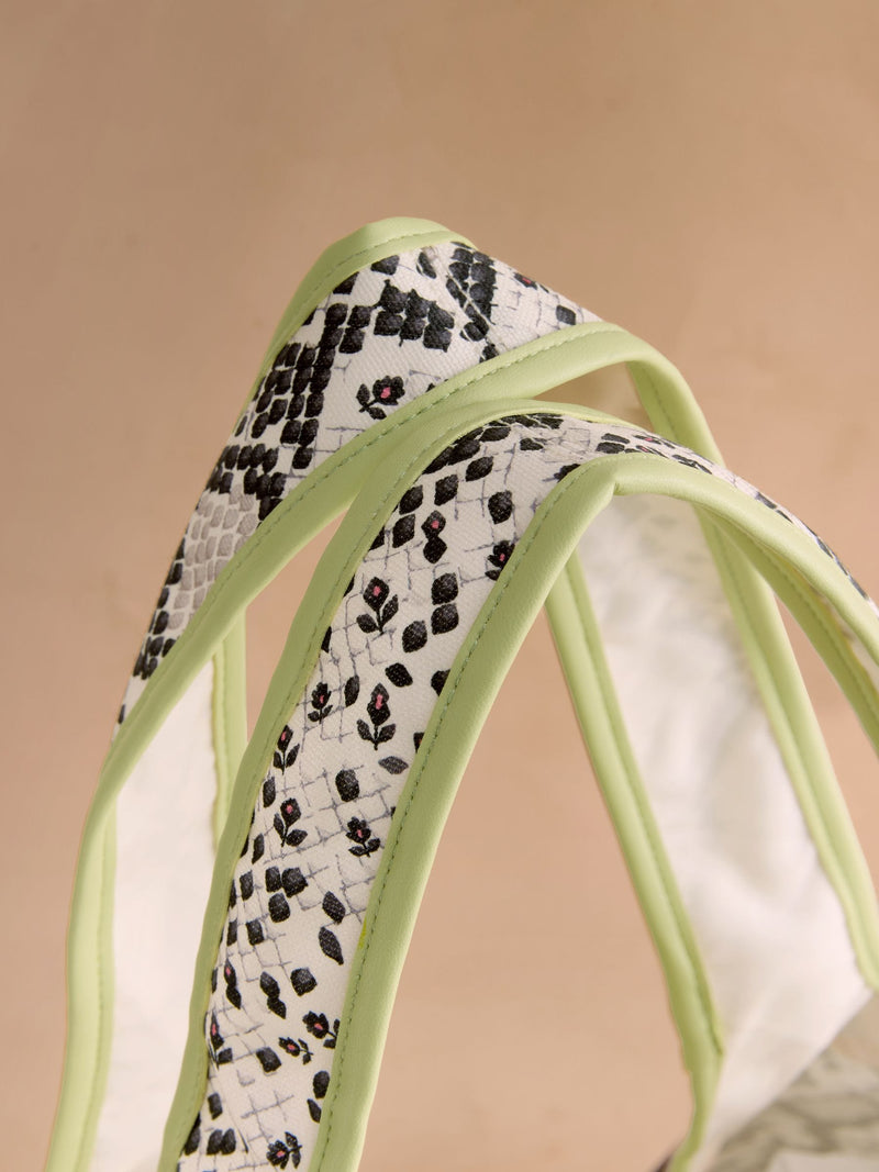 Cath Kidston Marylebone snake print shopper bag, imported from the UK