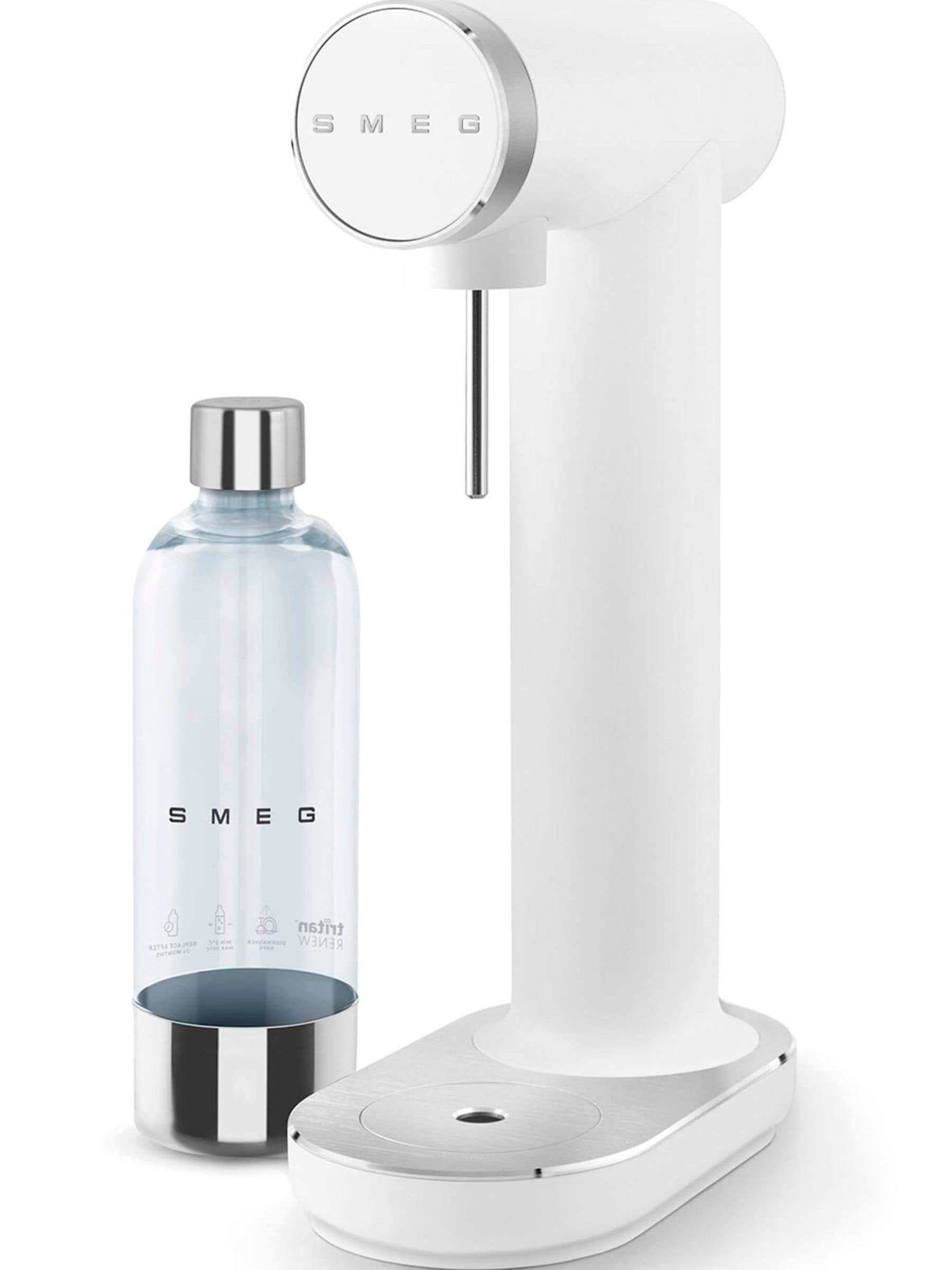 Smeg Matte Black soda maker 800ml (British brand)