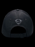 Nike Club Cap black unstructured 100% cotton, imported from the UK