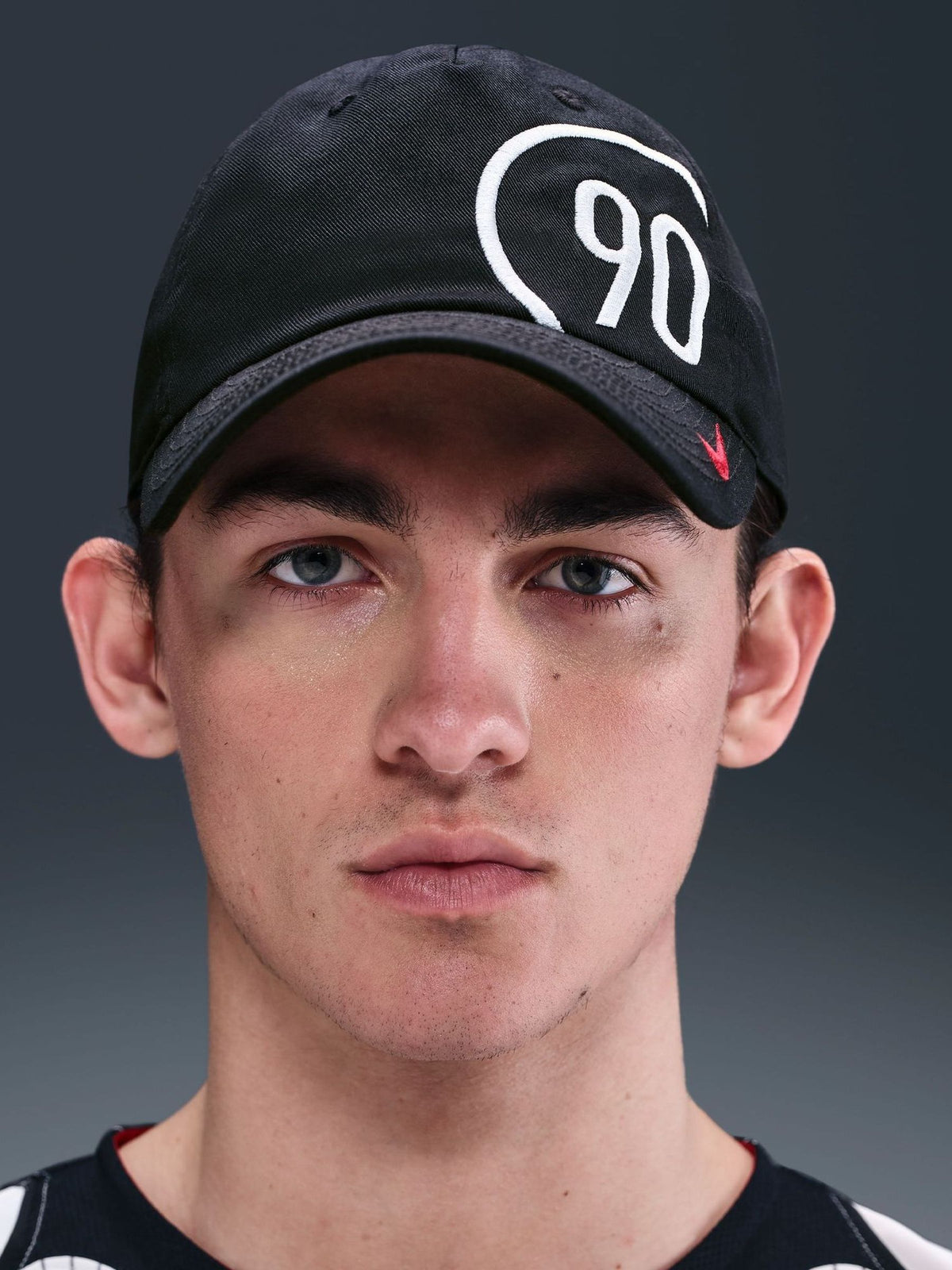Nike Club Cap black unstructured 100% cotton, imported from the UK