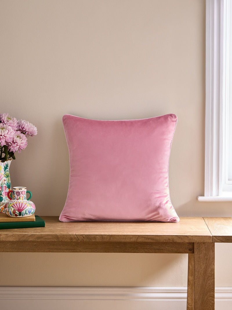 Lucy Tiffney Bon Bon the Bunny jacquard cushion 45cm, UK version