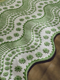 Cath Kidston Green Spitalfields tufted wool rug, imported from the UK