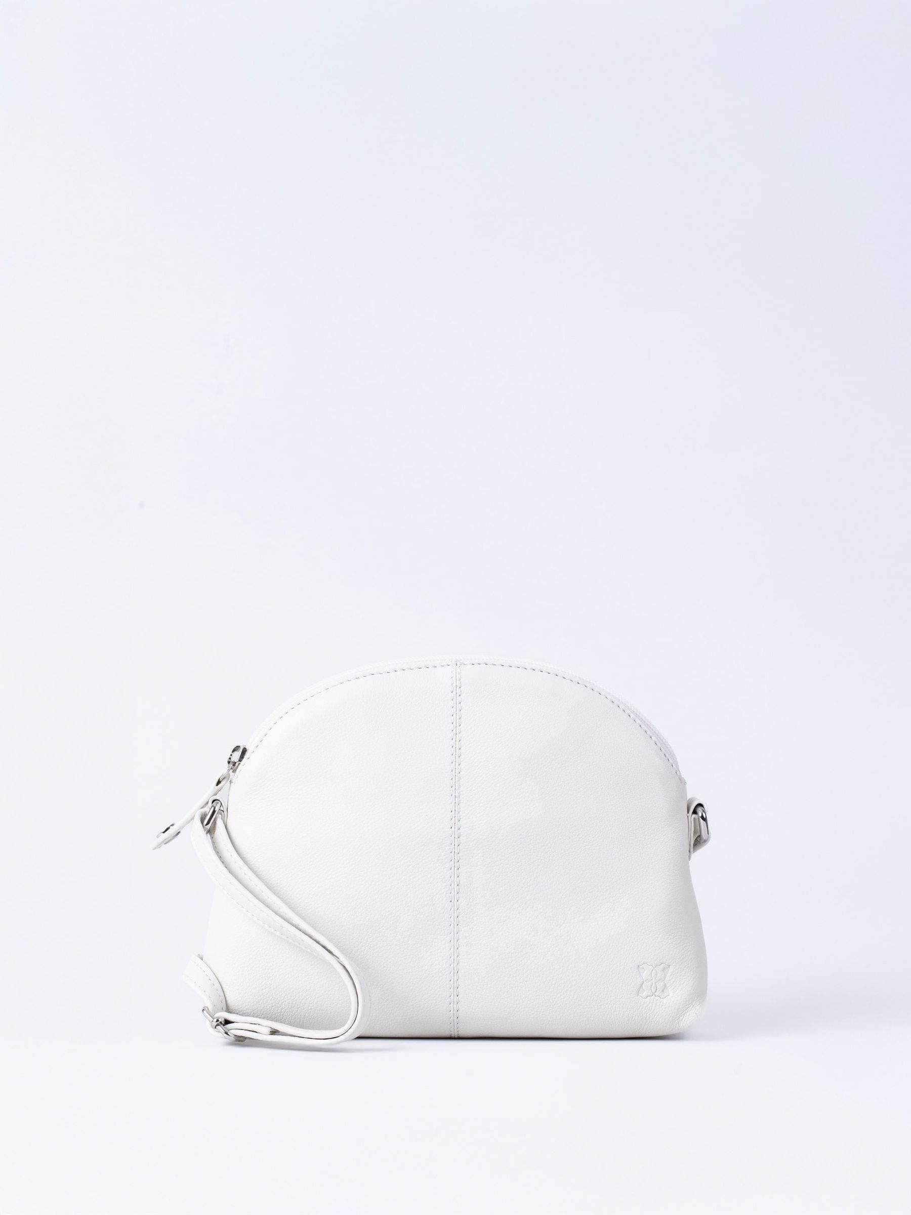 Lakeland Leather Blue Elterwater Curved Cross-Body Bag