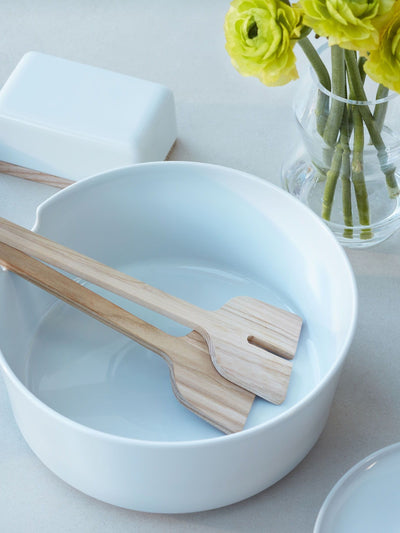 LSA International White Collective Salat-Schüssel und Server Set 26cm