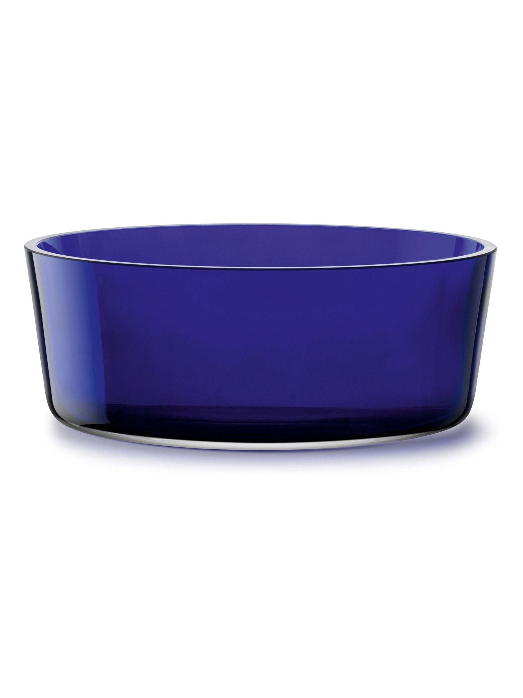 30cm Mouth-Blown Glass Bowl with Modern Silhouette