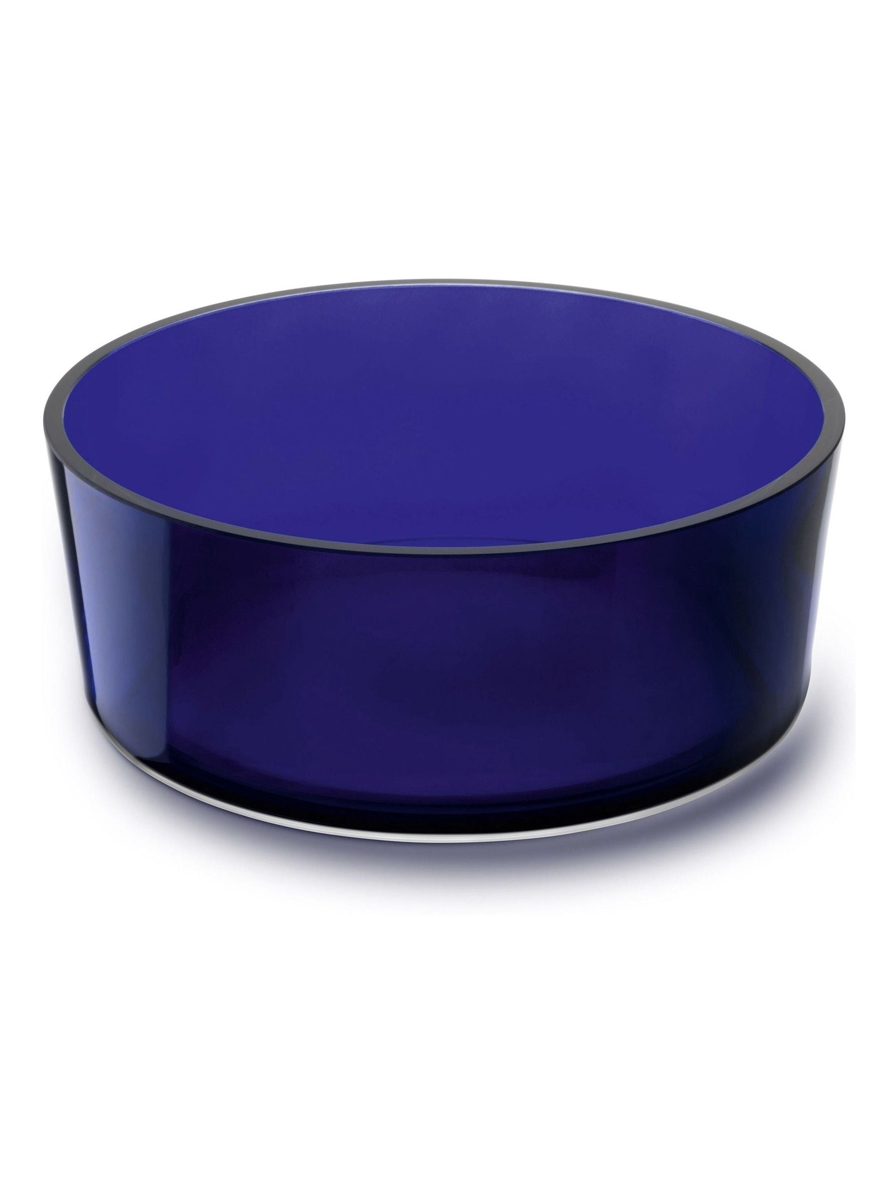 30cm Mouth-Blown Glass Bowl with Modern Silhouette