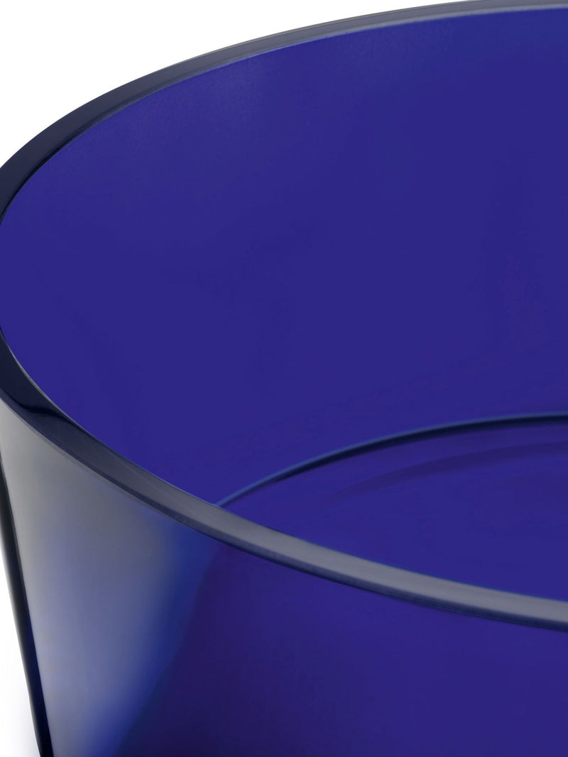 30cm Mouth-Blown Glass Bowl with Modern Silhouette