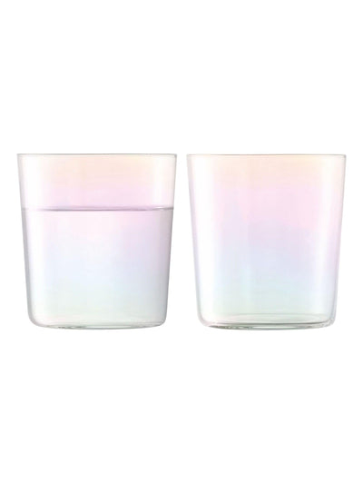LSA International Set de 2 Tumblers Iridescence Nacre 390 ml
