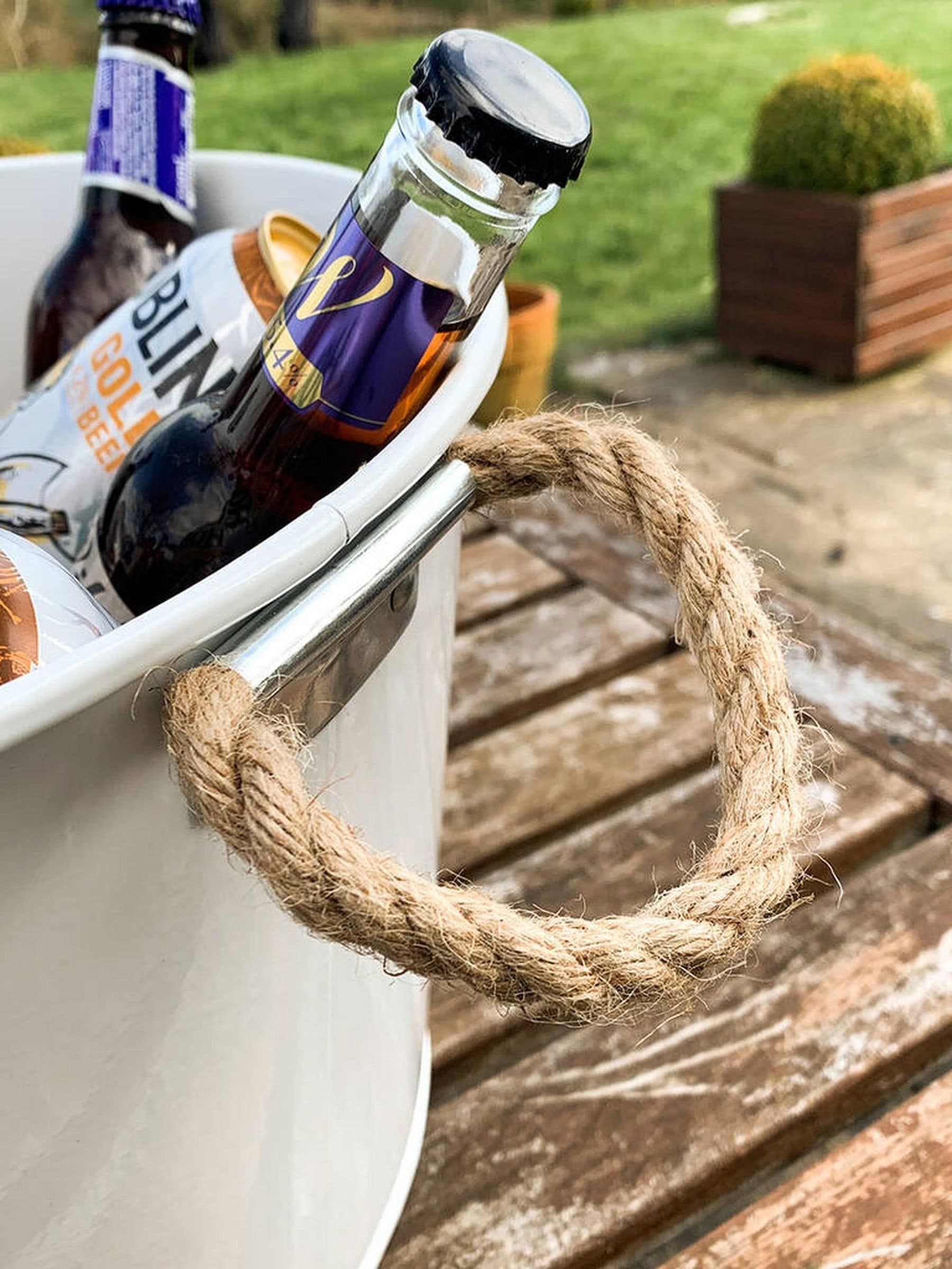 Jonnys Sister personalised beer bucket 37cm, imported from the UK