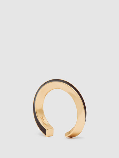 Next Reiss Thea Twist emaljert mansjett gullfarget armbånd 1 cm bredde - Kjøp online hos McGrocer