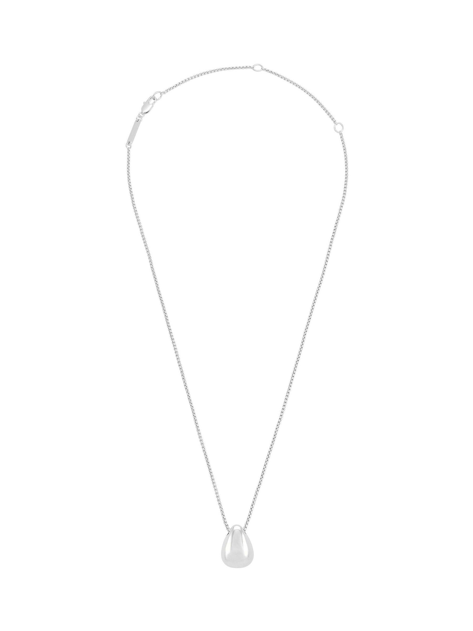Estella Bartlett silver tone waterproof teardrop pendant necklace 44-48cm - British product