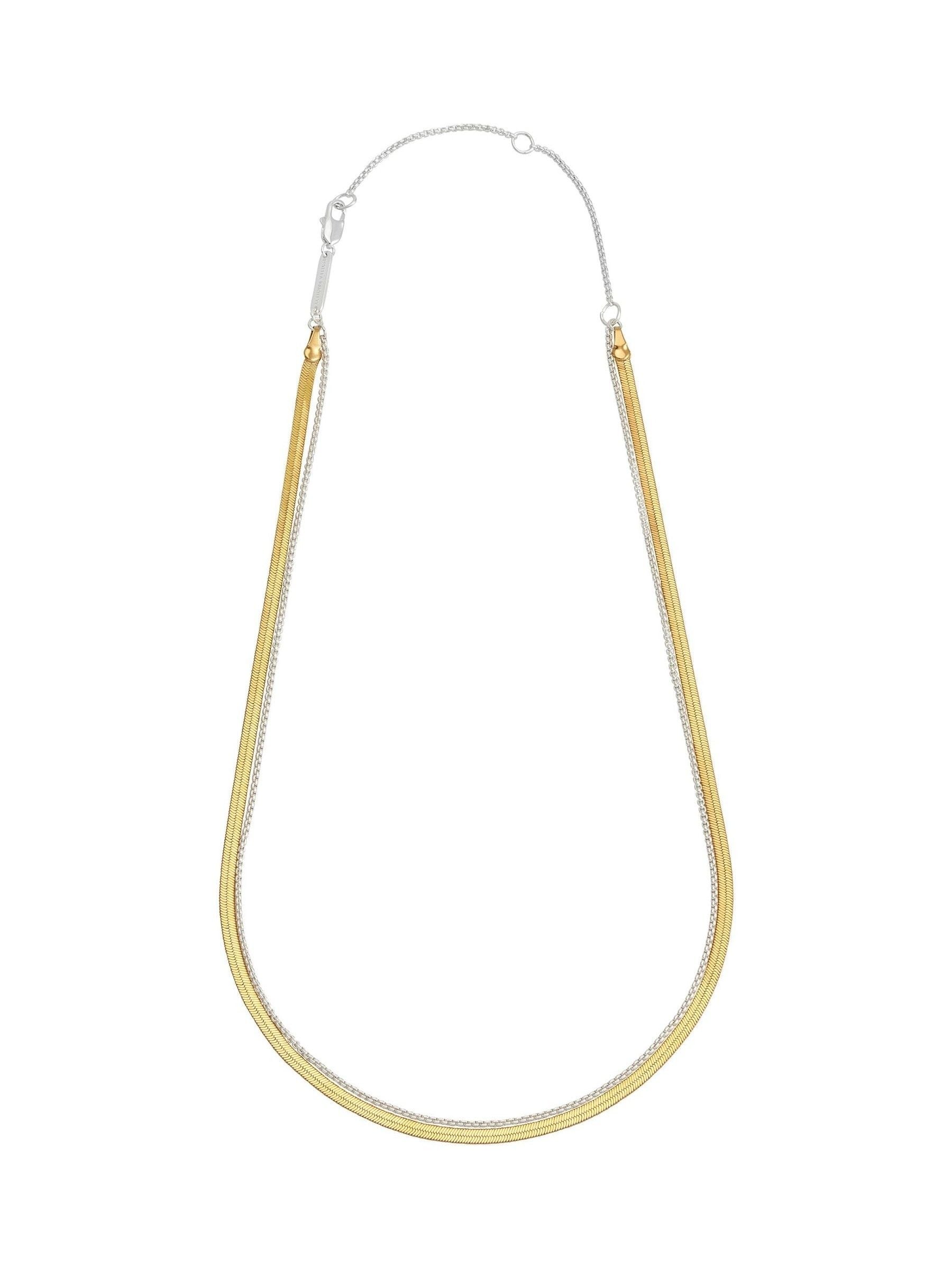 Estella Bartlett gold herringbone chain necklace - British product