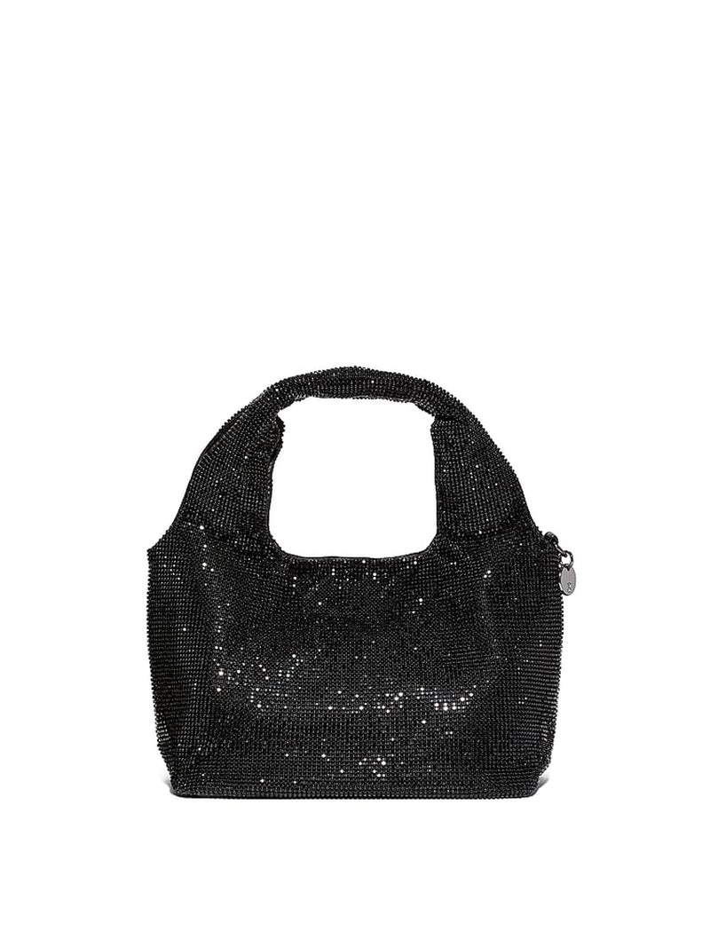 Victoria's Secret black diamanté slouchy mini bag, UK version