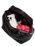 Victoria's Secret black diamanté slouchy mini bag, UK version