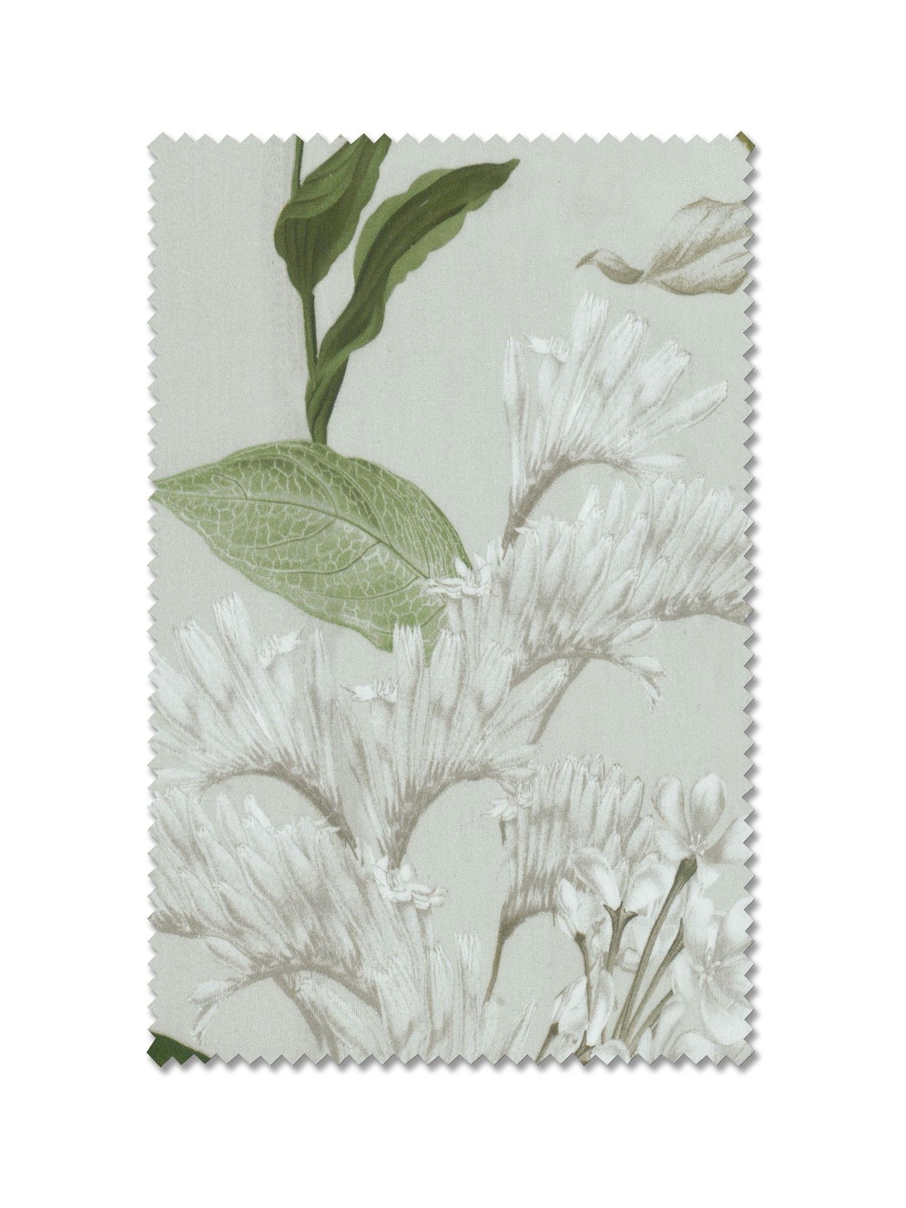 Green floral Roman blinds 910x910mm, imported from the UK