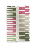Pink Retro Geo Roman blind made to measure 100% cotton - British product