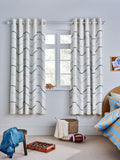Blue Tuffted Wiggle Eyelet Blackout Curtains - British product