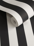 Style Sisters beige thin stripe wallpaper sample A4 (British brand)