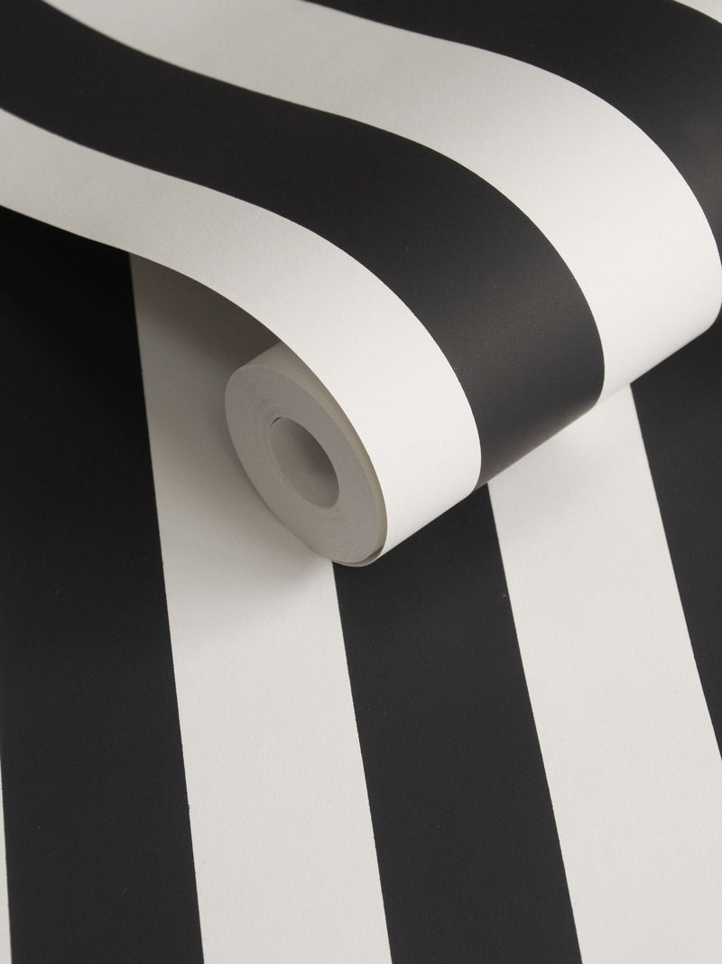Style Sisters beige thin stripe wallpaper sample A4 (British brand)