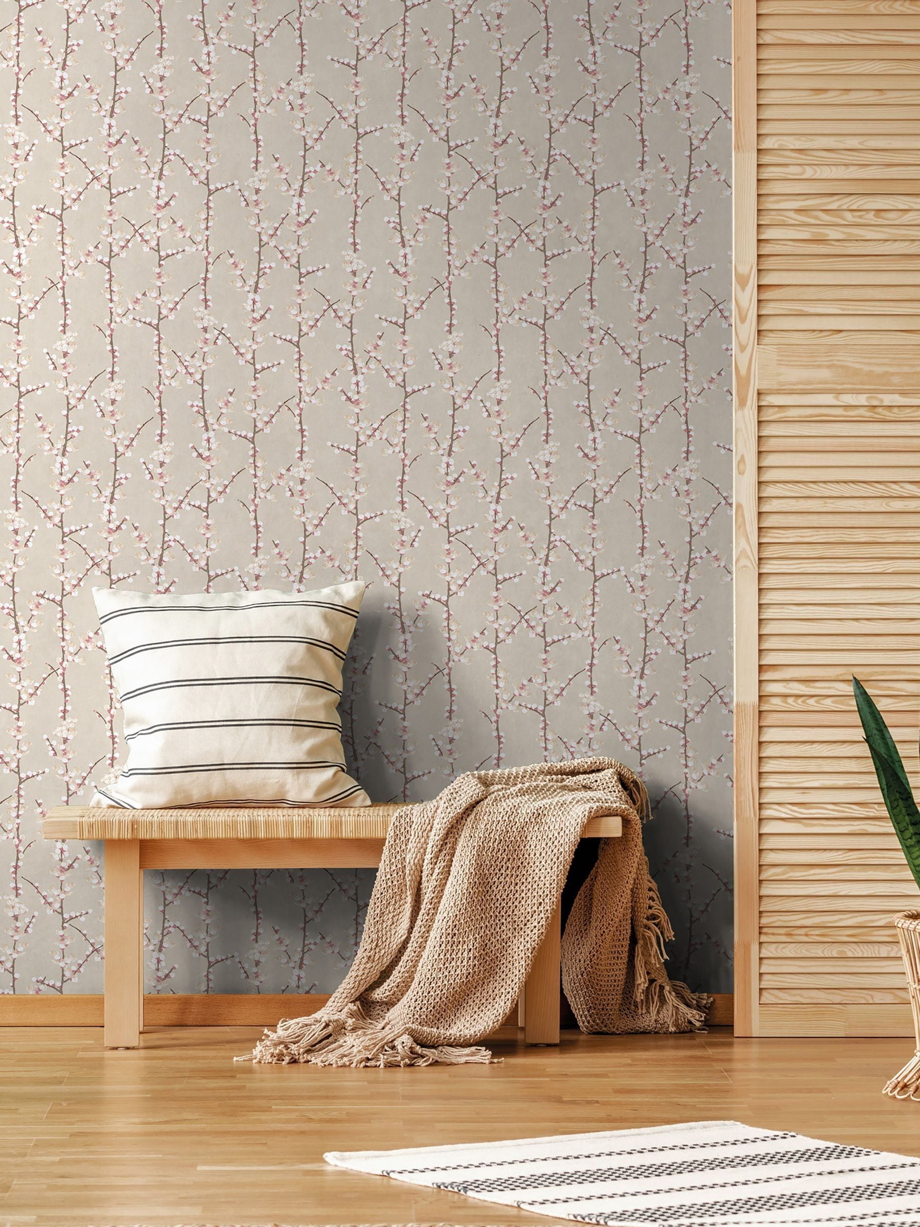 Galerie Blue Spring Blossom Sakura A4 Wallpaper Sample