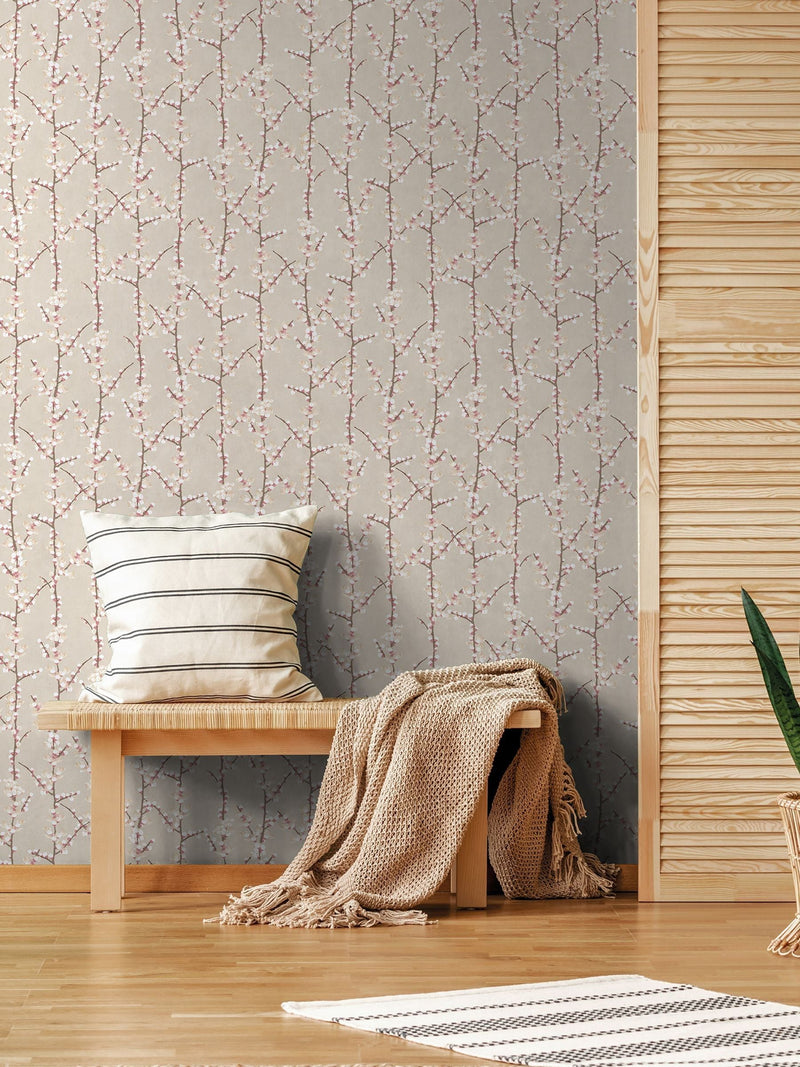 Galerie Blue Spring Blossom Sakura A4 Wallpaper Sample