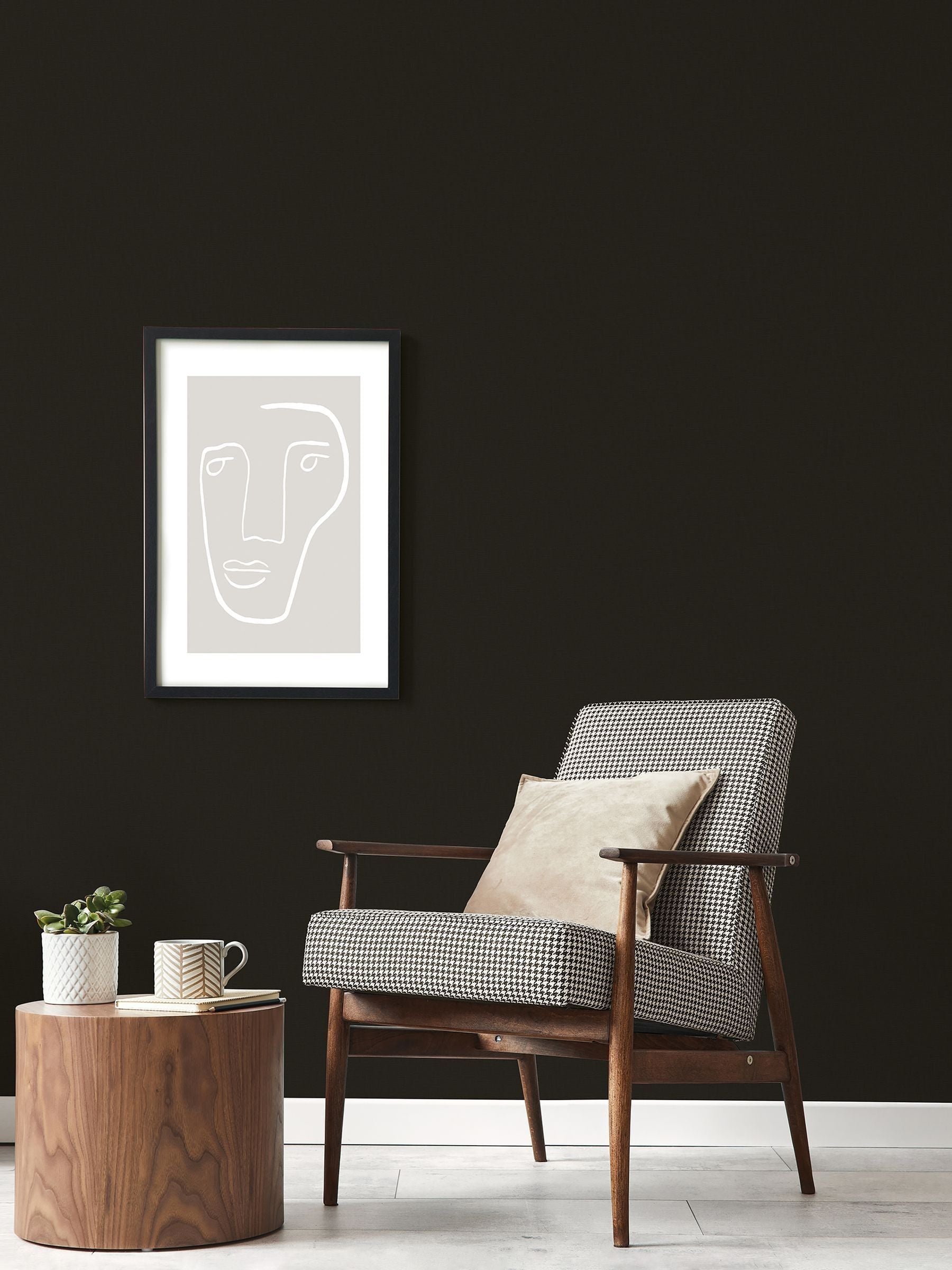 Laurence Llewelyn-Bowen Bronze Brown Nuance Plain Texture A4 Wallpaper Sample