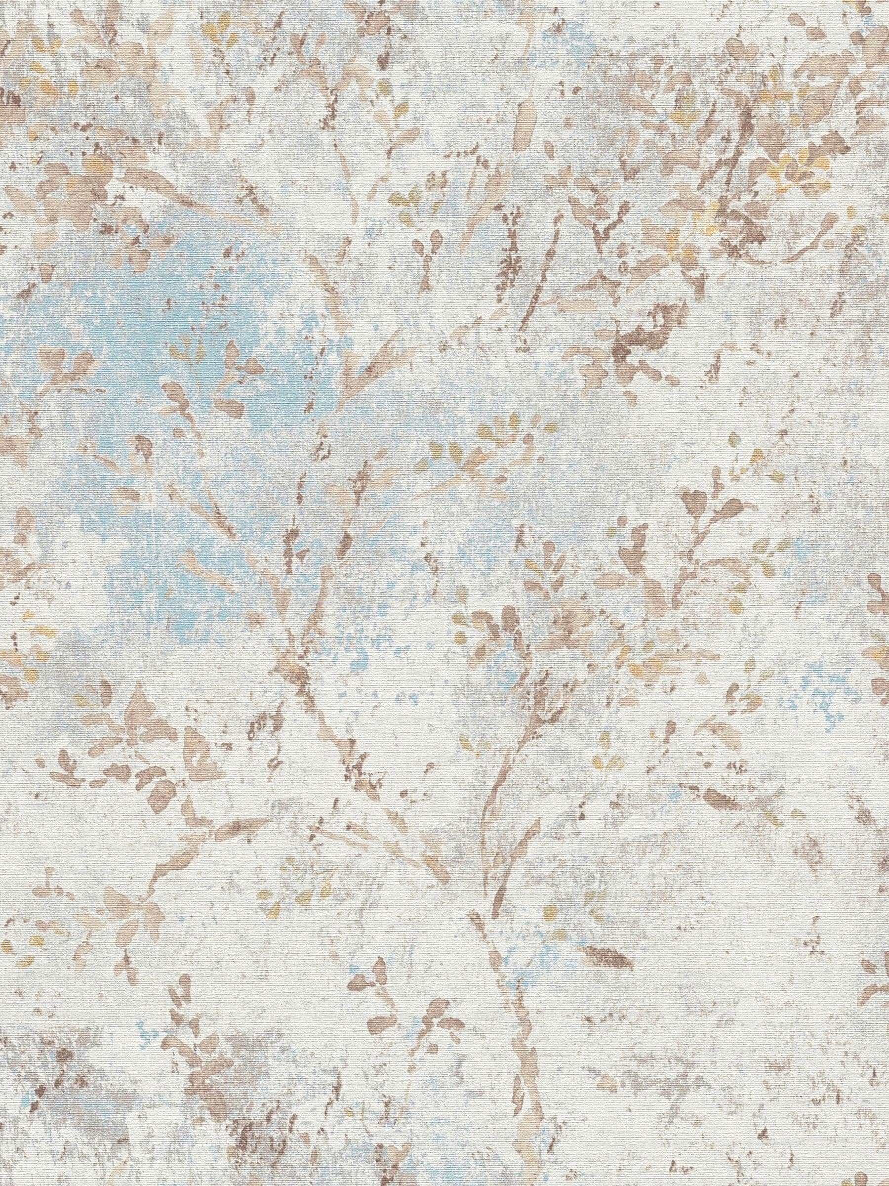 Galerie beige Welcome Home Tree Leaf wallpaper sample A4, UK version