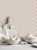 Galerie Pink French Country Motif A4 Wallpaper Sample