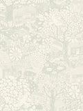 Galerie Green Sommarang Woodland A4 wallpaper sample (British brand)