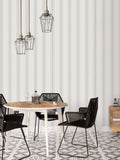 Galerie cream spring blossom stripe wallpaper sample A4 - British product
