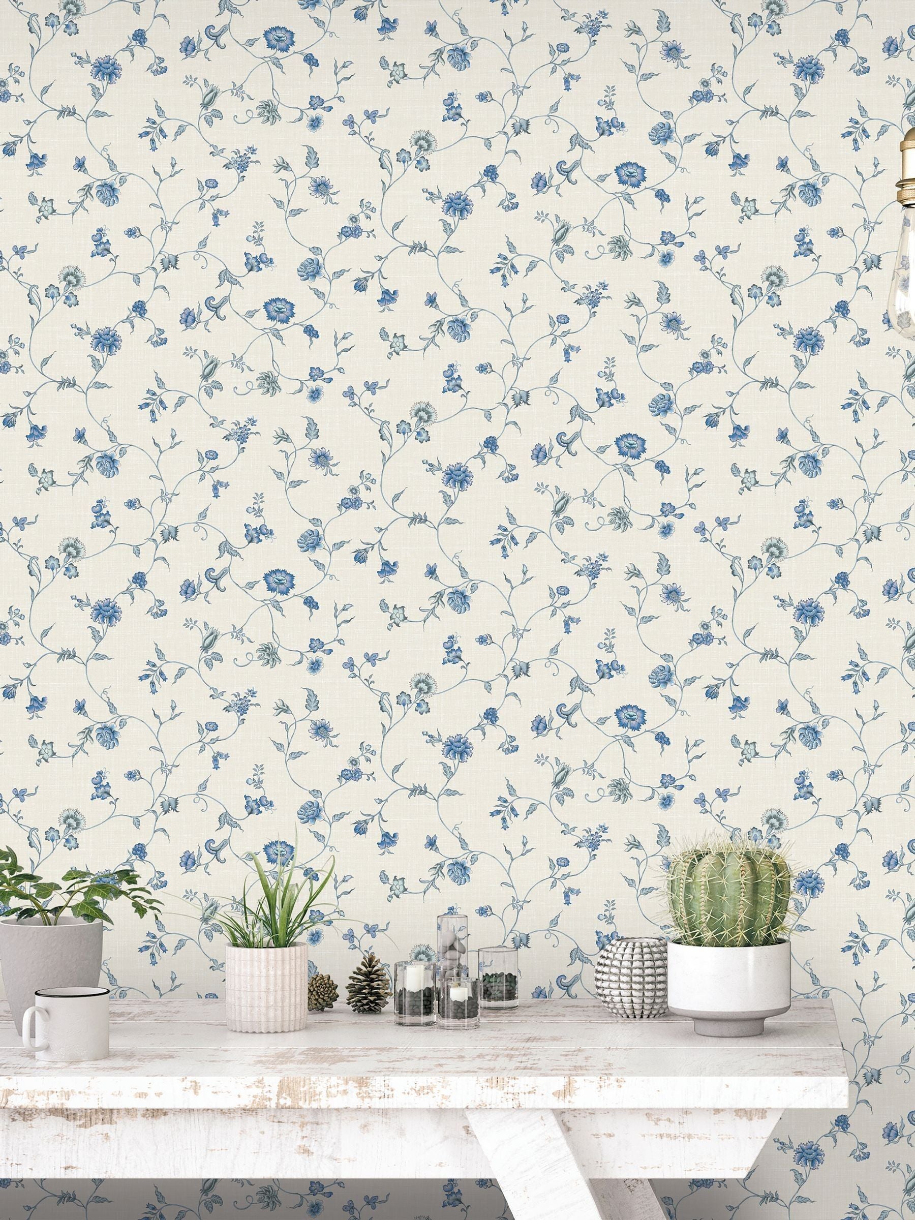 Galerie Blue French Country wallpaper sample A4, UK version