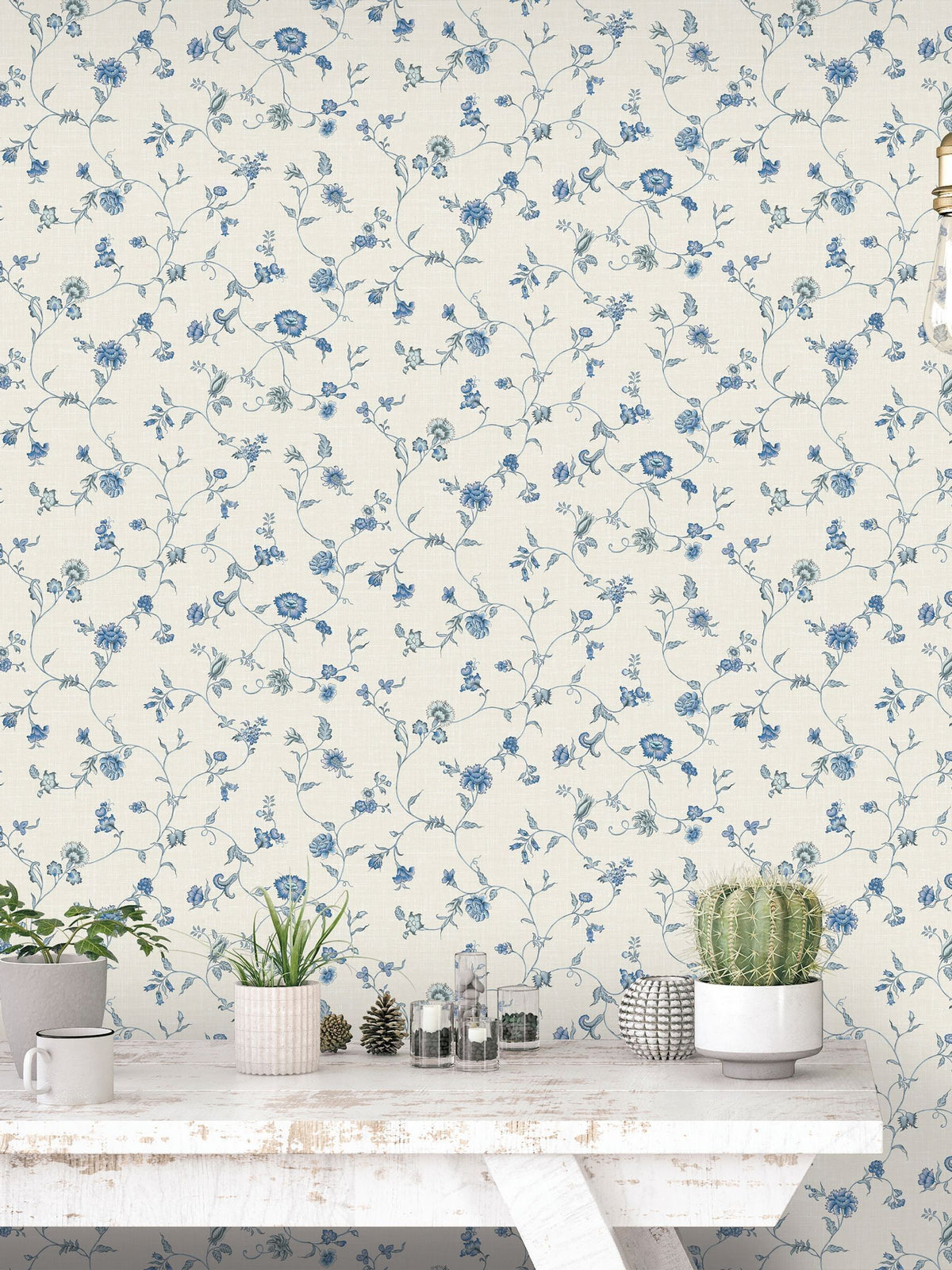 Galerie Blue French Country wallpaper sample A4, UK version