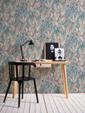 Galerie Welcome Home floral print wallpaper sample A4, imported from the UK