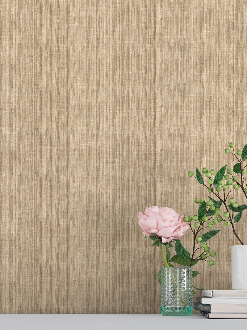 Galerie Brown Spring Blossom Plain A4 Wallpaper Sample