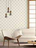 Galerie green French country floral wallpaper sample A4, UK version
