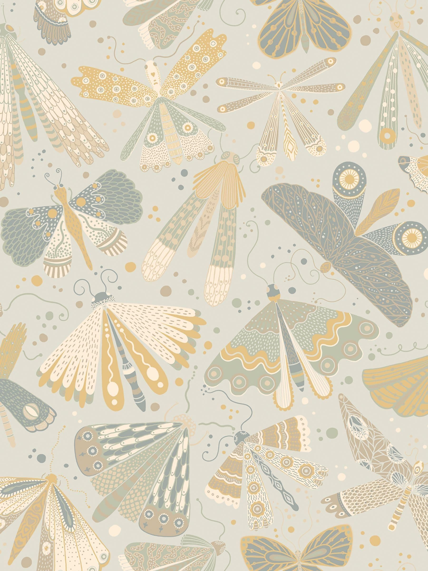 Galerie butterfly wallpaper sample A4, UK version